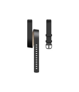 Fitbit | Luxe Accessory Double Leather Wrap | One size | Black