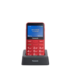 Panasonic | KX-TU155EXBN | Red | 2.4 " | TFT-LCD | microSD/microSDHC MB | Bluetooth | USB version micro USB | Built-in camera | 