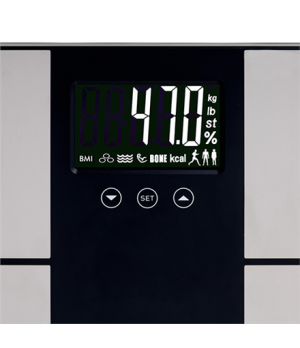 Adler | Bathroom scale with analyzer | AD 8165 | Maximum weight (capacity) 225 kg | Accuracy 100 g | Body Mass Index (BMI) measu