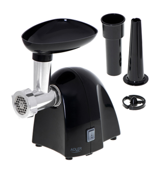 Adler | Meat mincer | AD 4811 | Black | 600 W | Number of speeds 1 | Throughput (kg/min) 1.8 | 3 replaceable sieves: 3mm for gri