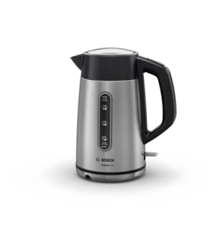 Bosch | Kettle | DesignLine TWK4P440 | Electric | 2400 W | 1.7 L | Stainless steel | 360° rotational base | Stainless steel/Blac