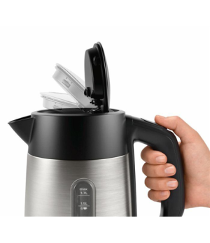 Bosch | Kettle | DesignLine TWK4P440 | Electric | 2400 W | 1.7 L | Stainless steel | 360° rotational base | Stainless steel/Blac