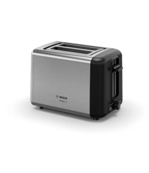 Bosch | TAT3P420 | DesignLine Toaster | Power 970 W | Number of slots 2 | Housing material  Stainless steel | Stainless steel/Bl