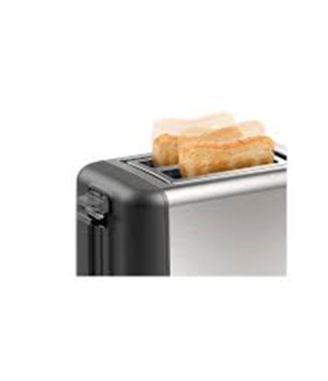 Bosch | TAT3P420 | DesignLine Toaster | Power 970 W | Number of slots 2 | Housing material  Stainless steel | Stainless steel/Bl