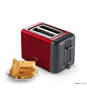 Bosch | DesignLine Toaster | TAT3P424 | Power 970 W | Number of slots 2 | Housing material Stainless steel | Red