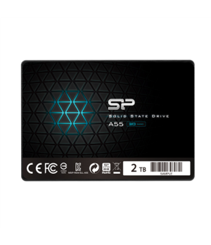 Silicon Power | Ace | A55 | 2000 GB | SSD form factor 2.5" | Solid-state drive interface SATA III | Read speed 500 MB/s | Write 