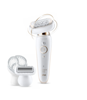 Braun | Epilator | SES9030 Silk-epil 9 Flex | Bulb lifetime (flashes) Not applicable | Number of power levels 2 | Wet & Dry | Wh