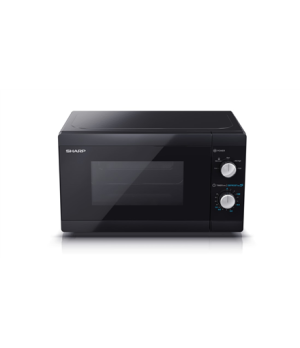 Sharp | Microwave Oven | YC-MS01E-B | Free standing | 20 L | 800 W | Black