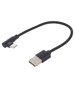 Gembird | Angled USB Type-C charging and data cable | CC-USB2-AMCML-0.2M