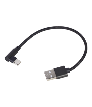 Gembird | Angled USB Type-C charging and data cable | CC-USB2-AMCML-0.2M