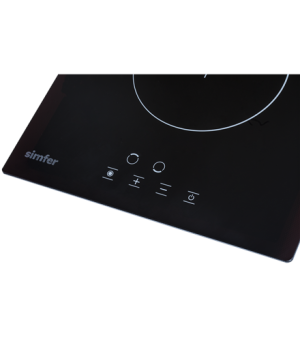 Simfer | Hob | H3.020.DEBSP | Vitroceramic | Number of burners/cooking zones 2 | Touch | Black