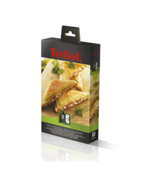 TEFAL | Triangle toasted sandwich set for Snack Collection | XA800212 | Dimensions (W x L) 13 x 22.5 cm | Black