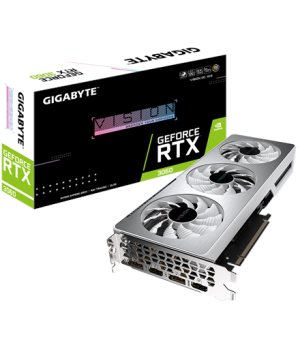 Gigabyte GV-N3060VISION OC-12GD, LHR version NVIDIA 12 GB GeForce RTX 3060 GDDR6 PCI-E 4.0 x 16 Processor frequency 1837 MHz HDM