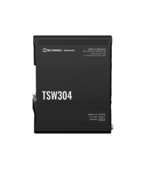 Teltonika DIN Rail Switch | TSW304 | Unmanaged | Wall-mountable