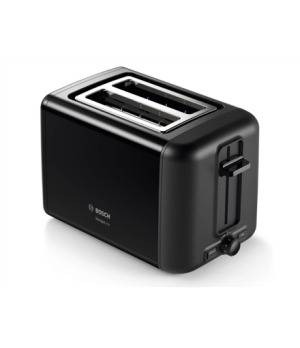 Bosch | TAT3P423 | DesignLine Toaster | Power 970 W | Number of slots 2 | Housing material Stainless steel | Black