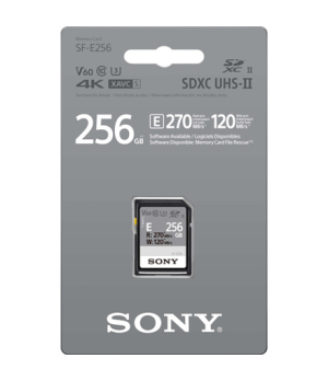 Sony | SF-E Series UHS-II SDXC Memory Card | SF-E256 | 256 GB | SDXC | Flash memory class 10