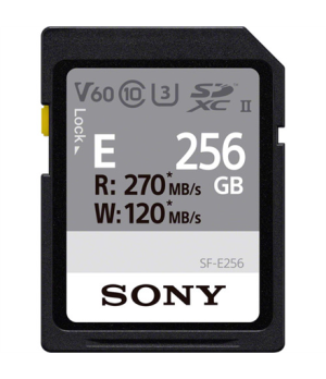 Sony | SF-E Series UHS-II SDXC Memory Card | SF-E256 | 256 GB | SDXC | Flash memory class 10