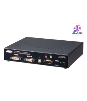 Aten | DVI-I Dual Display KVM over IP Extender Transmitter | KE6940AT | Warranty 36 month(s)