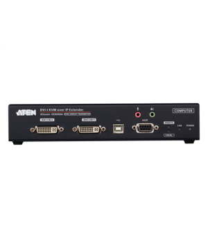 Aten | DVI-I Dual Display KVM over IP Extender Transmitter | KE6940AT | Warranty 36 month(s)