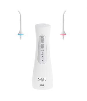 Adler | Travel Oral Irrigator | AD 2176 | Oral irrigator | 150 ml | Number of heads 2 | White | Number of teeth brushing modes 3