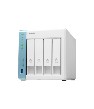 QNAP | 4-Bay QTS NAS | TS-431K | Up to 4 HDD/SSD Hot-Swap | AnnapurnaLabs Alpine | AL214 Quad-Core | Processor frequency 1.7 GHz