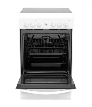 INDESIT | Cooker | IS5V8GMW/E | Hob type Vitroceramic | Oven type Electric | White | Width 50 cm | Grilling | Depth 60 cm | 57 L