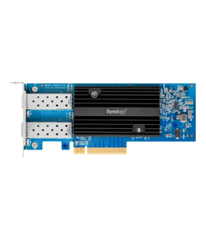 Synology Dual-port SFP28 add-in card designed to accelerate bandwidth-intensive workflows E25G21-F2	 PCIe 3.0 x8 25 GT/s