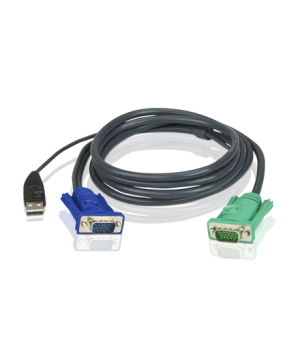 Aten 3M USB KVM Cable with 3 in 1 SPHD | Aten | 3M USB KVM Cable with 3 in 1 SPHD | 2L-5203U