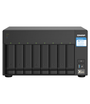 QNAP | 8-Bay QTS NAS | TS-832PX-4G | Up to 8 HDD/SSD Hot-Swap | AnnapurnaLabs Alpine | AL324 ARM Cortex-A57 Quad-Core | Processo