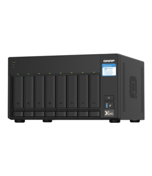 QNAP | 8-Bay QTS NAS | TS-832PX-4G | Up to 8 HDD/SSD Hot-Swap | AnnapurnaLabs Alpine | AL324 ARM Cortex-A57 Quad-Core | Processo