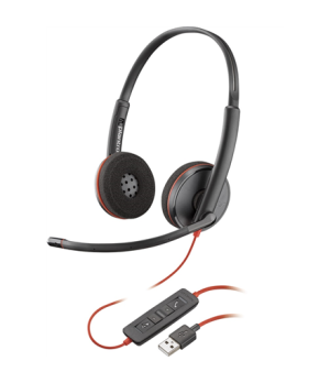 Poly Blackwire C3220 - headset Poly | USB-A Headset | Built-in microphone | Yes | Black | USB Type-A | Wired | Blackwire C3220 U