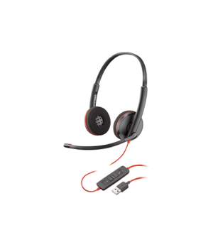 Poly Blackwire C3220 - headset Poly | USB-A Headset | Built-in microphone | Yes | Black | USB Type-A | Wired | Blackwire C3220 U