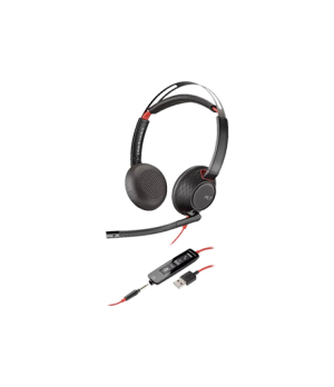 Poly - Plantronics Blackwire C5220 USB-A - headset Poly USB-A Headset  Built-in microphone Black Wired USB Type-A