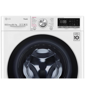 LG Washing Machine With Dryer F4DV710S1E Energy efficiency class A Front loading Washing capacity 10.5 kg 1400 RPM Depth 56 cm W