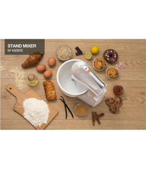 Gorenje Mixer with stand M450WS Hand Mixer 450 W Number of speeds 5 Turbo mode White