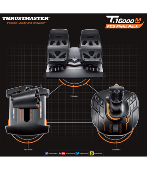 Thrustmaster | Joystick T 16000M Flight Pack | Black