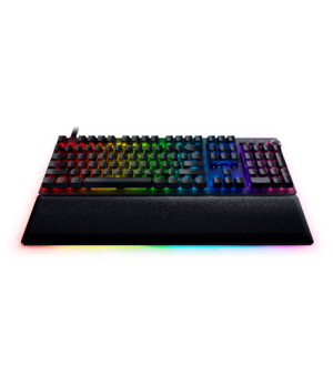 Razer | Huntsman V2 Optical Gaming Keyboard | Gaming keyboard | Wired | RGB LED light | US | Black | Numeric keypad | Clicky Pur