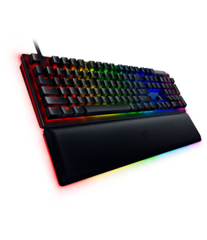 Razer | Huntsman V2 Optical Gaming Keyboard | Gaming keyboard | Wired | RGB LED light | US | Black | Numeric keypad | Clicky Pur