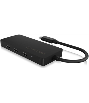 Raidsonic | 4-port hub with USB Type-C interface and PD port | IB-HUB1429-CPD