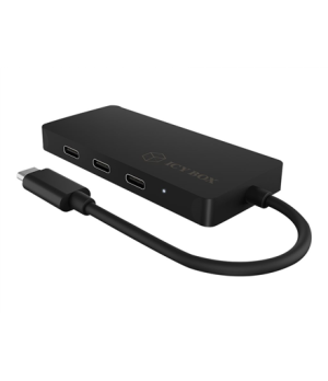 Raidsonic | 4-port hub with USB Type-C interface and PD port | IB-HUB1429-CPD