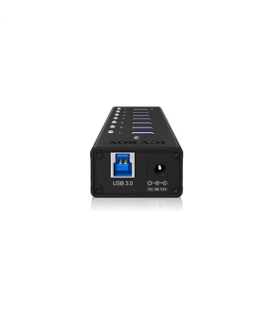 Raidsonic | 7-port hub with USB Type-A interface and 1x charging port | IB-AC618