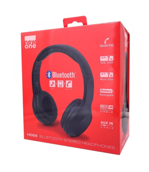 New-One | Headphones | HD 68 | Wireless | Bluetooth | Black