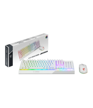 MSI | Vigor GK30 COMBO WHITE | Keyboard and Mouse Set | Wired | Mouse included | US | White