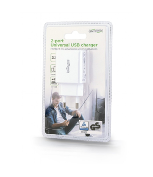 EnerGenie | EG-U2C2A-03-W | 2-port universal USB charger