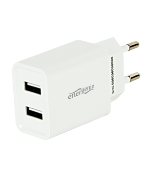 EnerGenie | EG-U2C2A-03-W | 2-port universal USB charger