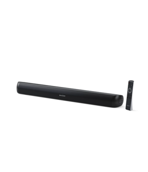 Sharp HT-SB107 2.0 Compact Soundbar for TV up to 32", HDMI ARC/CEC, Aux-in, Optical, Bluetooth, 65cm, Gloss Black | Sharp | Yes 