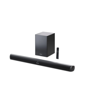 Sharp HT-SBW202 2.1 Soundbar with Wireless Subwoofer for TV above 40", HDMI ARC/CEC, Aux-in, Optical, Bluetooth, 92cm, Black | S