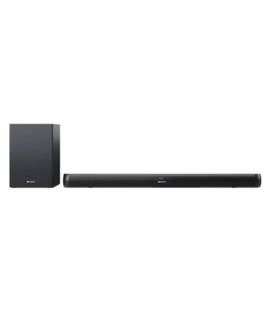 Sharp HT-SBW202 2.1 Soundbar with Wireless Subwoofer for TV above 40", HDMI ARC/CEC, Aux-in, Optical, Bluetooth, 92cm, Black | S