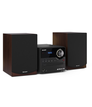 Sharp | Hi-Fi Micro System | XL-B517D(BR) | Brown | USB port | AUX in | Bluetooth | CD player | FM radio | Wireless connection