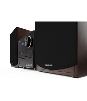 Sharp | Hi-Fi Micro System | XL-B517D(BR) | Brown | USB port | AUX in | Bluetooth | CD player | FM radio | Wireless connection